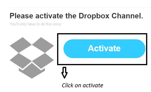 dropbox activate